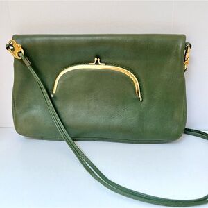 🐢 Bonnie Cashin for Meyers Green Kisslock Clutch Bag